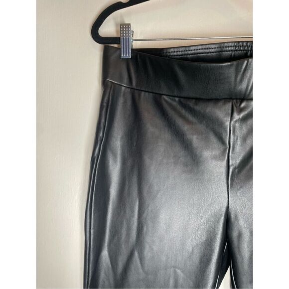 Loft Faux Leather Leggings Black size M NWOT - Picture 9 of 14